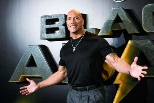 Actor Dwayne Johnson attends the
