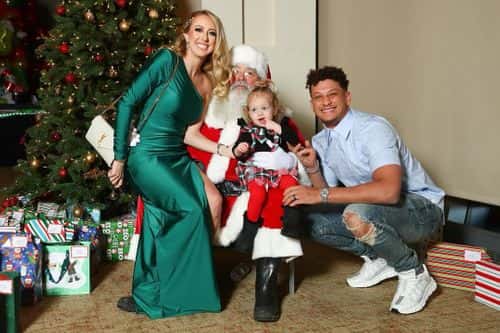 Brittany continued to capture her Christmas festivities with a series of posts on Sunday, December 25.  (Brittany Mahomes/Instagram)