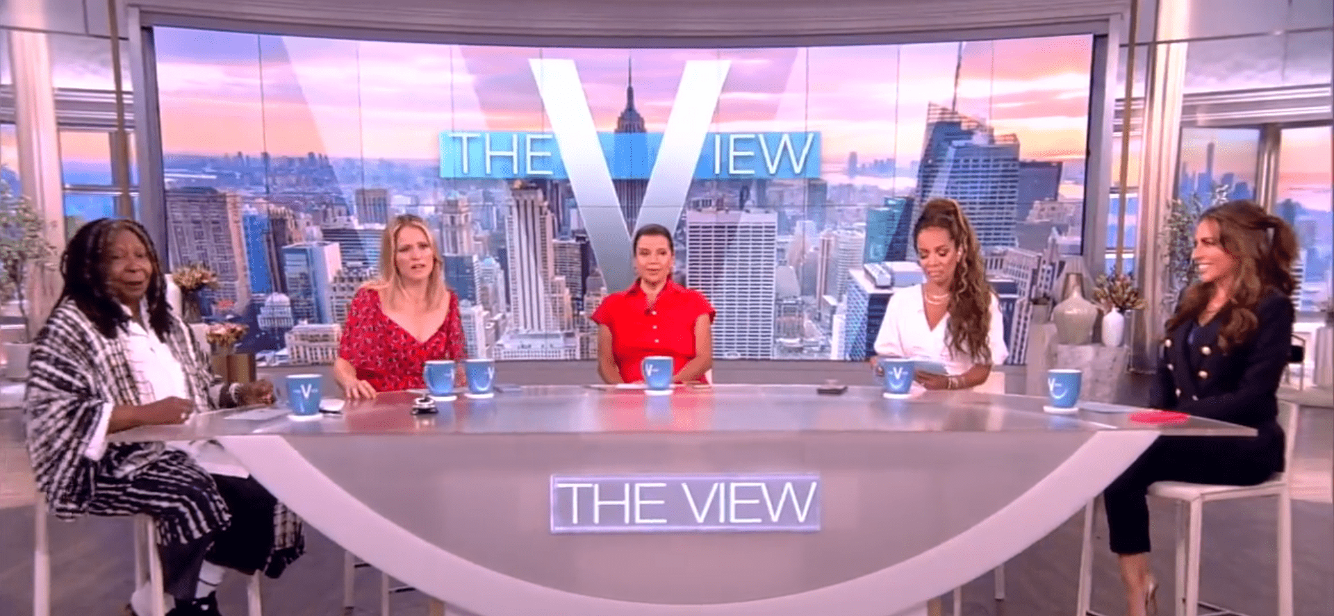 Whoopi Goldberg changes the conversation to the first reality show after Ana Navarro's rant (YouTube/TheView)
