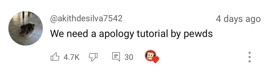 Comment section from CinamonToastKen's video (@cinamontoastken/Youtube) 