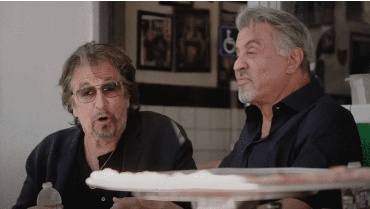 Al Pacino (L) to star in 'The Family Stallone'  (YouTube/ParamountPlus)