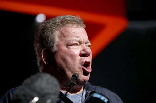 Actor William Shatner speaks during the opening of the new Rocket Lab factory on October 12, 2018 in Auckland, New Zealand. The new building includes a new Mission Control Centre, which will oversee launches from Rocket Lab's Mahia Peninsula launchpad and chief executive Peter Beck says 16 flights are planned for next year. (Photo by Phil Walter/Getty Images)