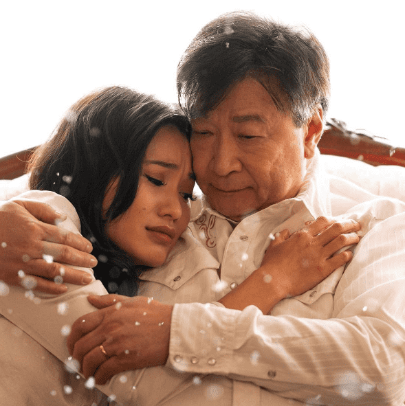 Tzi Ma and Jacky Lai in 'A Sugar & Spice Holiday' (Lifetime)