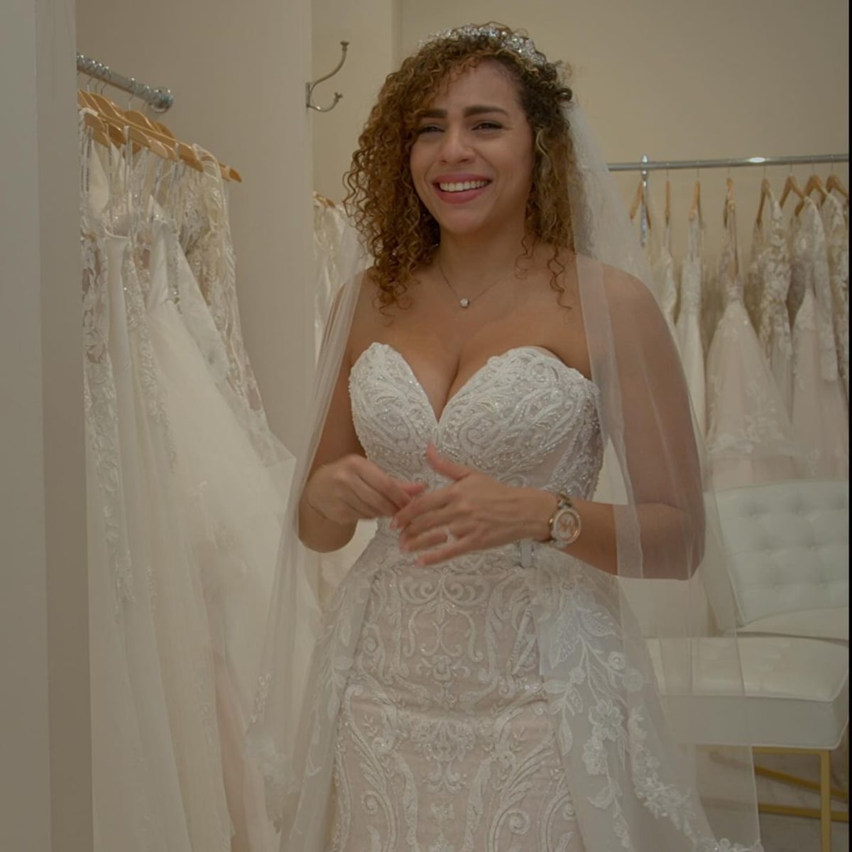 'Love is Blind' Season 5 star Lydia Arleen in her wedding dress (instagram/@loveisblindnetflix)