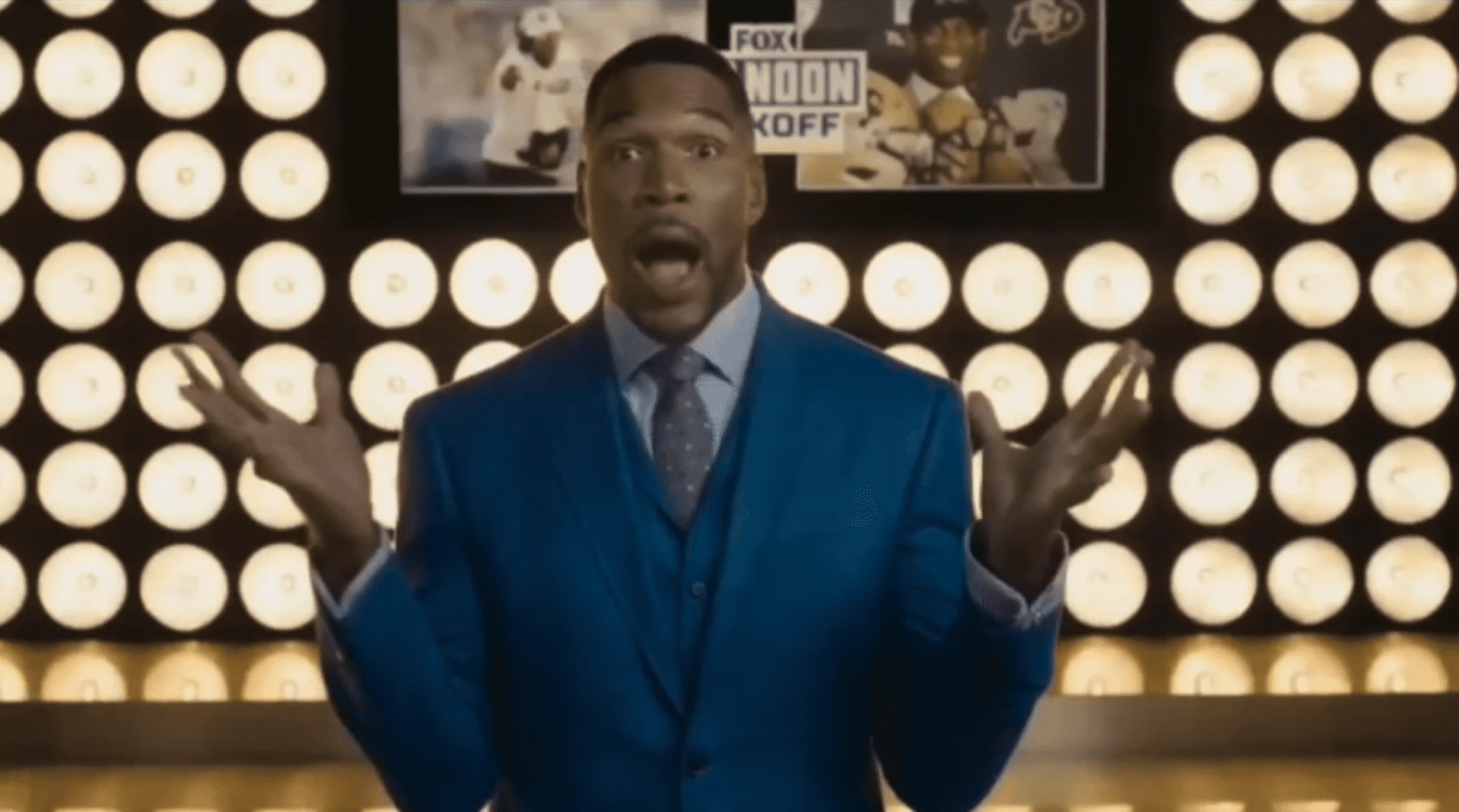 Michael Strahan is currently a contributor to FOX's Big Noon Kickoff on Saturdays (@michaelstrahan/Instagram)