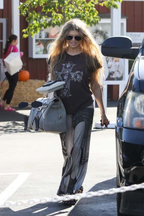 Fergie, out and about. (Backgrid)