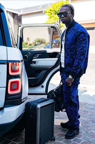 Hours before he was killed, Pop Smoke shared photos of himself outside the home (Instagram)