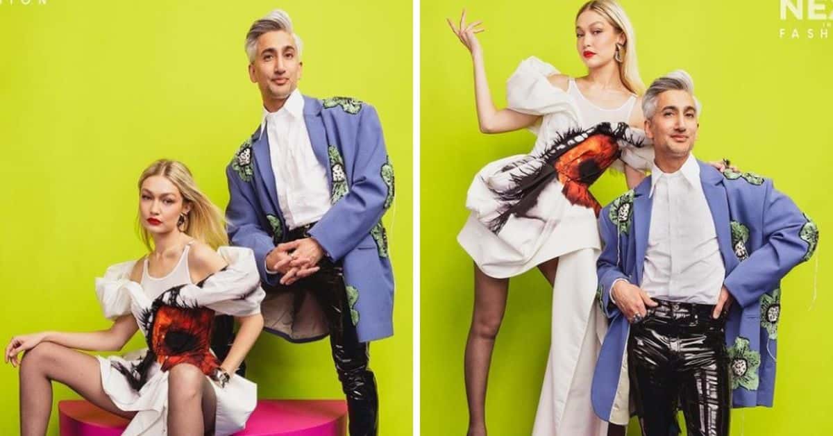 Gigi Hadid shares fun-filled behind-the-scenes moments from 'Next in Fashion' set with co-host Tan France (@gigihadid and @tanfrance/Instagram)