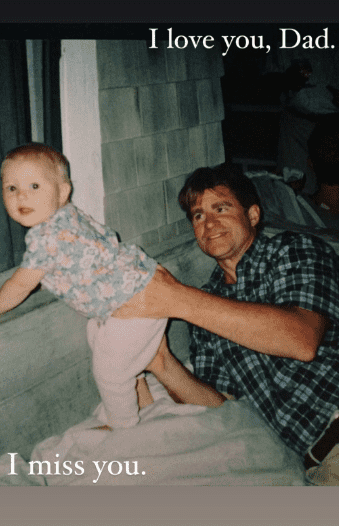 Elinor “Ellie” Williams took to her Instagram Story to share pictures of the late actor, born Richard Treat Williams (elliewilliams/Instagram)

