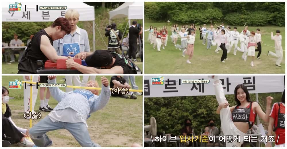 HYBE artists participate in 'Game Caterers' (Channel Fifteen/YouTube)