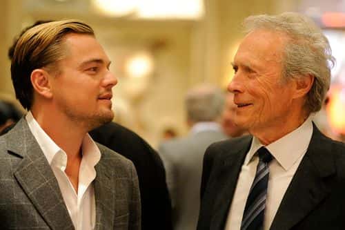 Actor Leonardo DiCaprio and Director Clint Eastwood attend the 12th Annual AFI Awards held at the Four Seasons Hotel Los Angeles at Beverly Hills on January 13, 2012 in Beverly Hills, California.