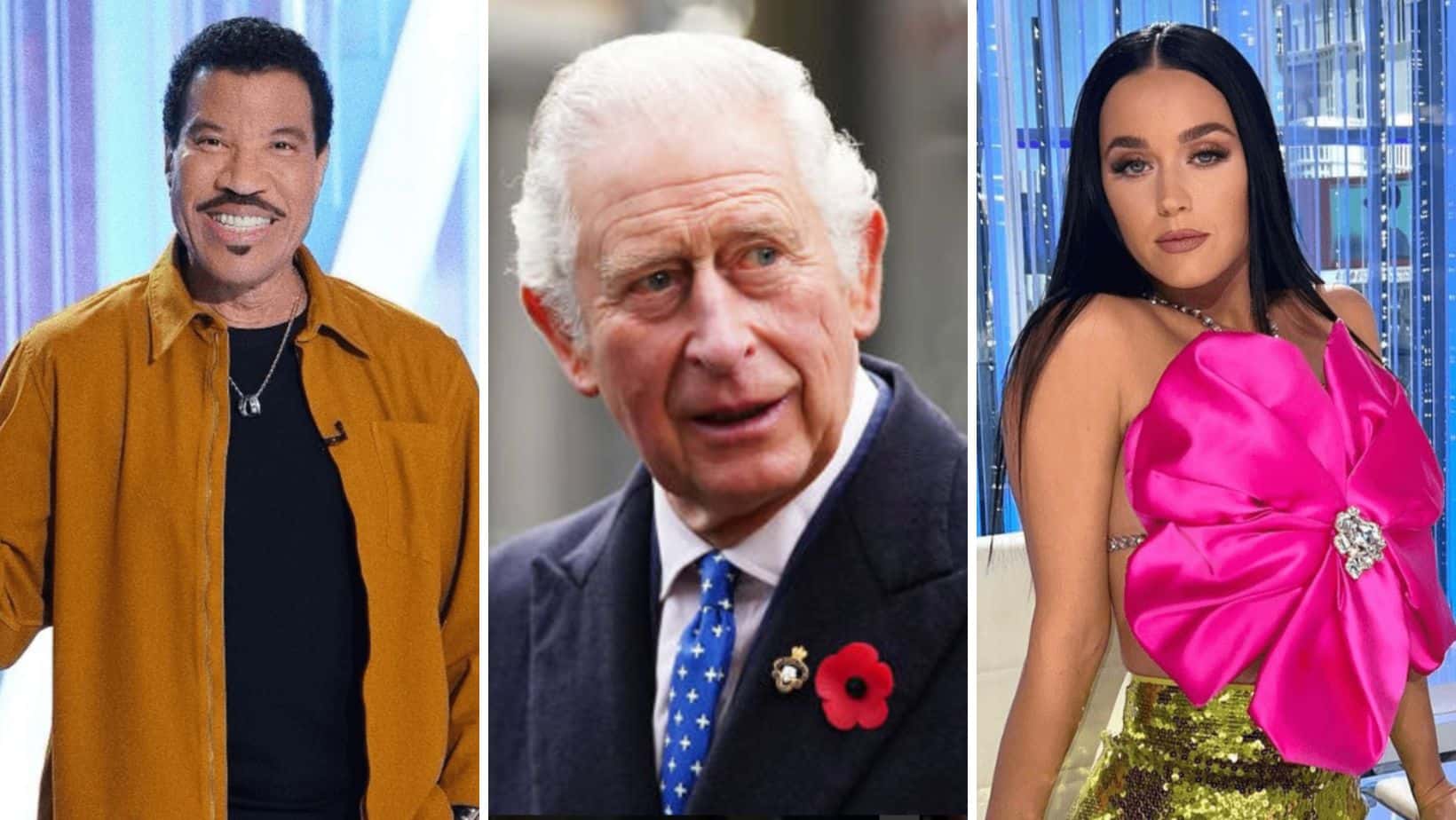 Katy Perry and Lionel Richie won't attend the May 7 episode of 'American Idol to perform at King Charles' coronation (Instagram/@katyperry, @lionelrichie, Jane Barlow/Getty Images)