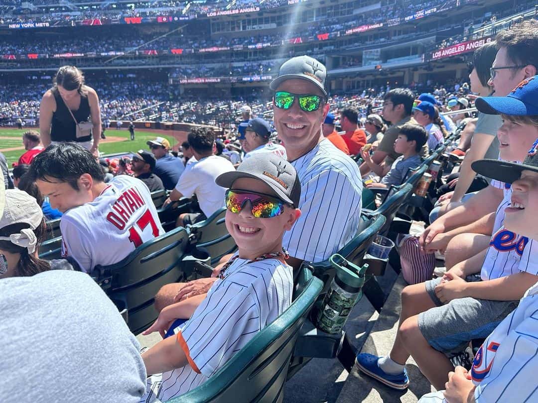 Dylan Dreyer got her family to the Mets game held on Sunday (@dylandreyernbc/Instagram)