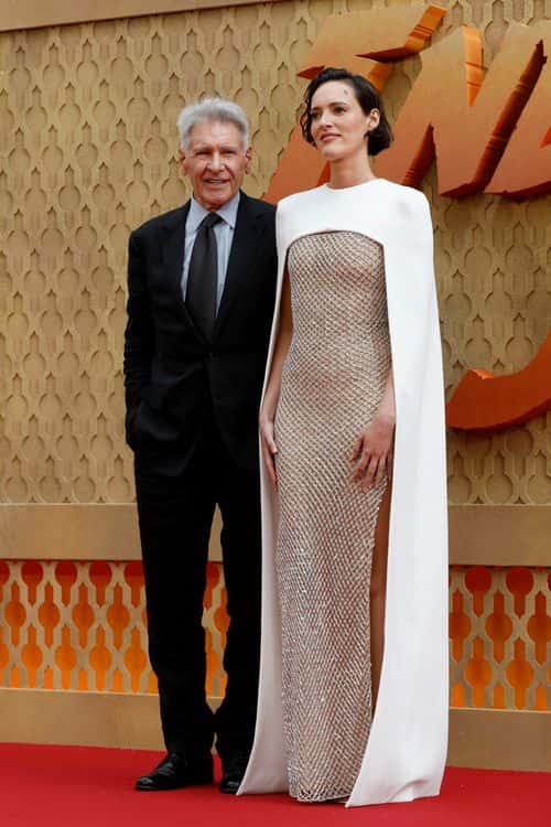 Harrison Ford and Phoebe Waller-Bridge attend the 