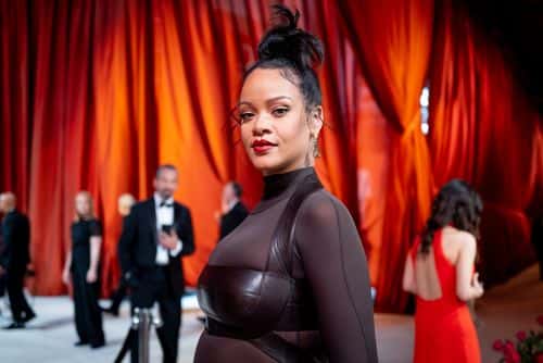 Rihanna attends the 95th Annual Academy Awards at Hollywood & Highland on March 12, 2023 in Hollywood, California.