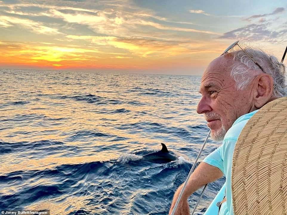 Jimmy Buffet vacationing after one of his shows (Instagram)