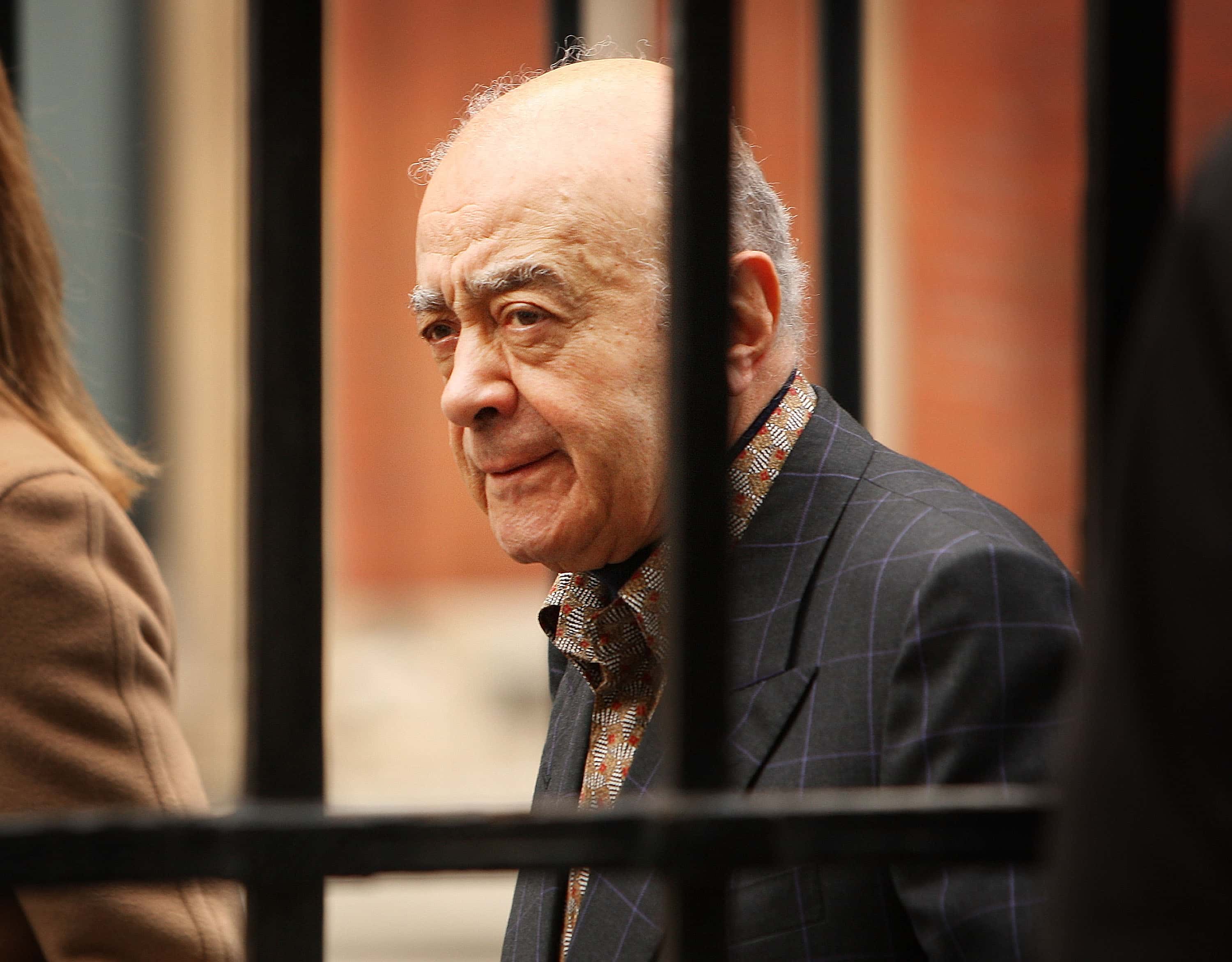 Mohamed Al Fayed, Harrod's owner and father of Dodi Al Fayed, leaves the High Court in the morning of April 7, 2008 in London. The inquest jury concluded that Diana, Princess of Wales and Dodi Fayed were unlawfully killed by the gross negligence of both their chauffeur, Henri Paul, and the paparazzi. The inquest has concluded after six months of evidence, involving more than 240 witnesses and costing an estimated ?10m.