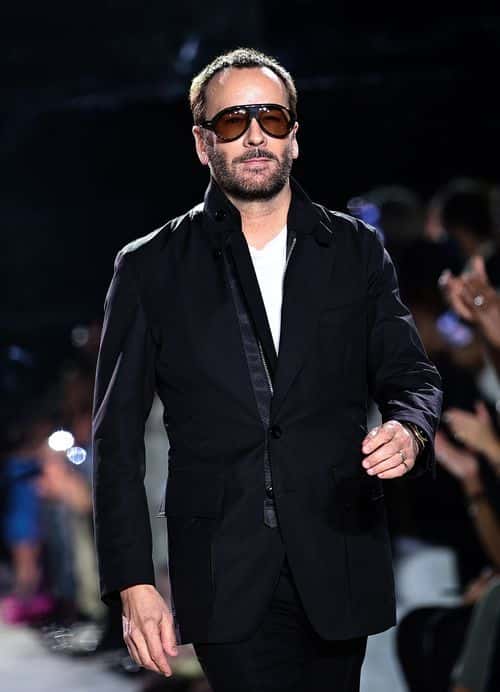 Designer Tom Ford walks the runway Tom Ford during NYFW: The Shows at David H. Koch Theater, Lincoln Center on September 12, 2021 in New York City.