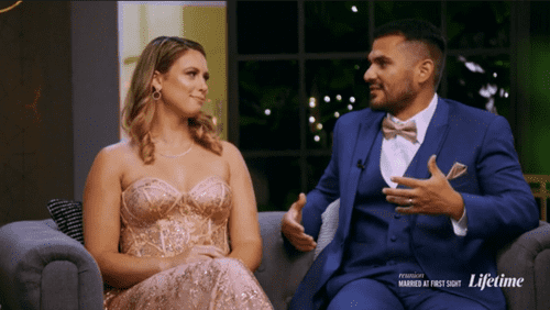 Lindy and Miguel in 'Married at First Sight' Season 15 Reunion Part 1 (Lifetime)