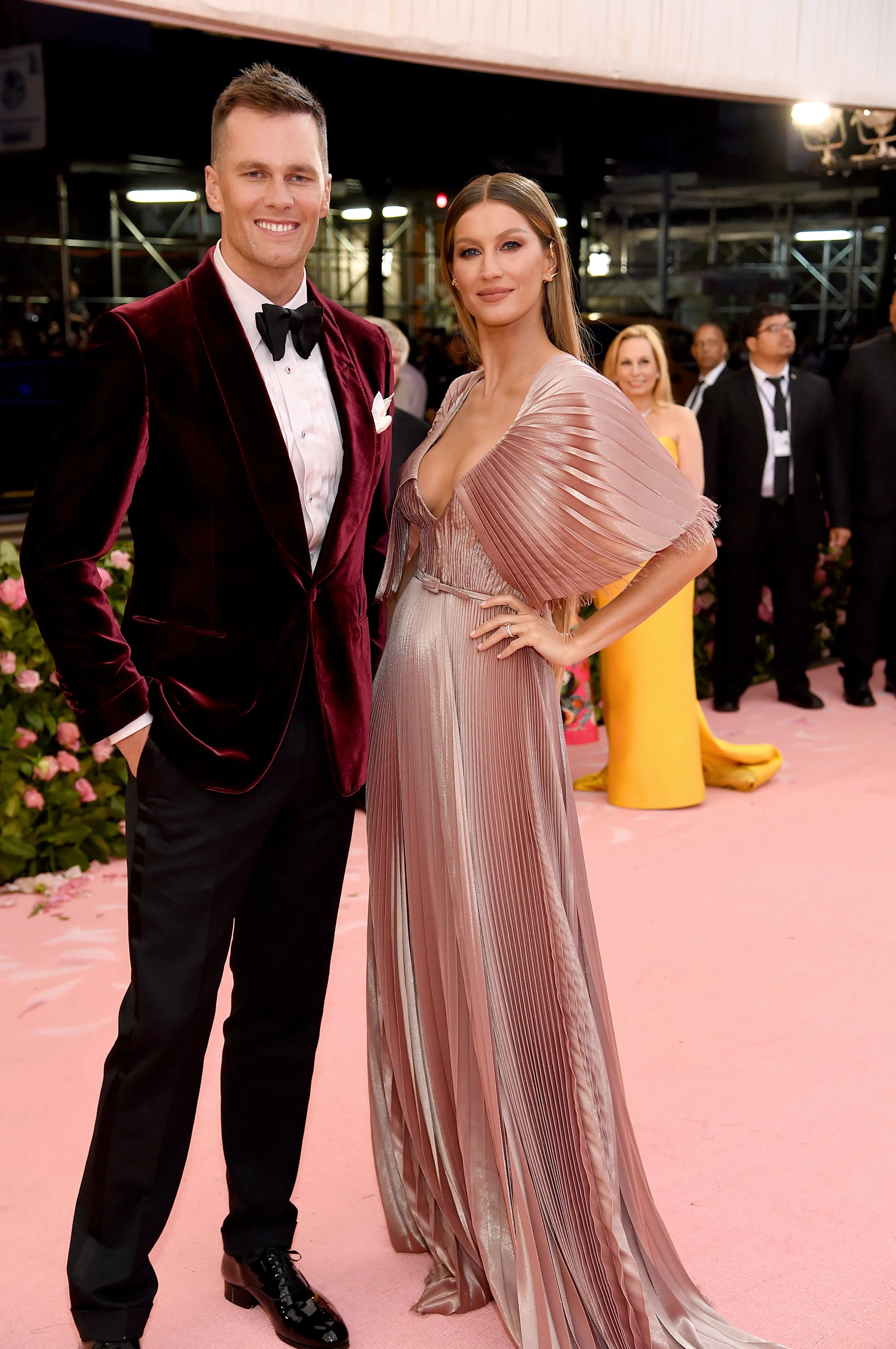  Tom Brady and Gisele Bündchen attend The 2019 Met Gala Celebrating Camp: Notes on Fashion at Metropolitan Museum of Art on May 06, 2019 in New York City. (Photo by Jamie McCarthy/Getty Images)
