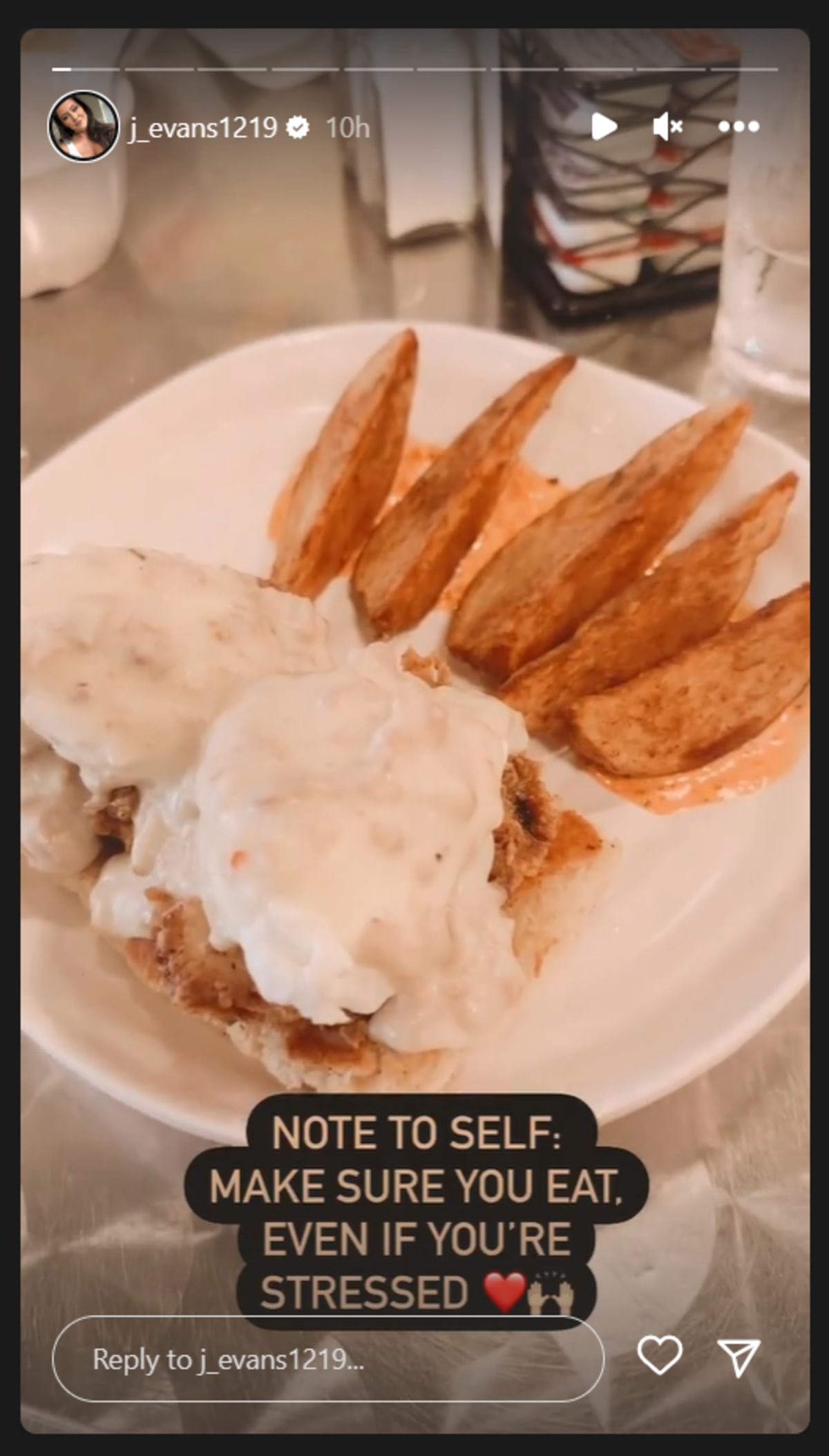 Jenelle Evans considers it important to maintain a healthy diet despite daily stresses in life (Instagram/@j_evans1219) 