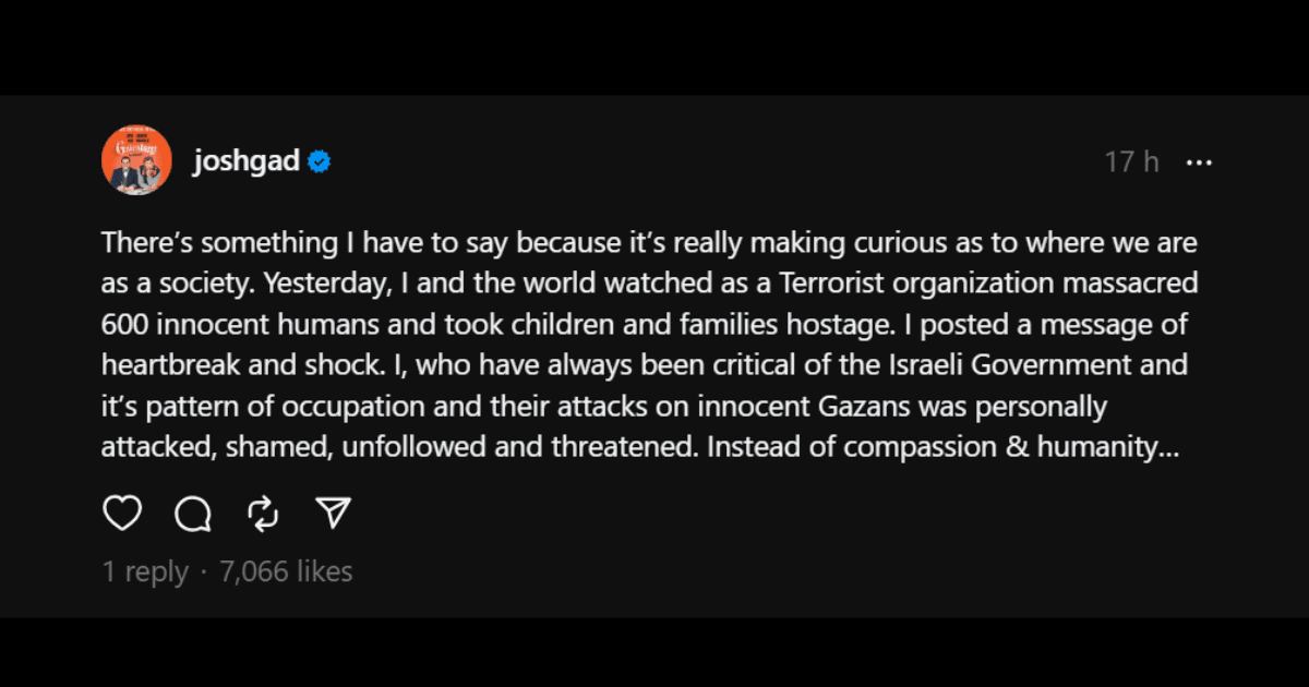 (@joshgad/Instagram)