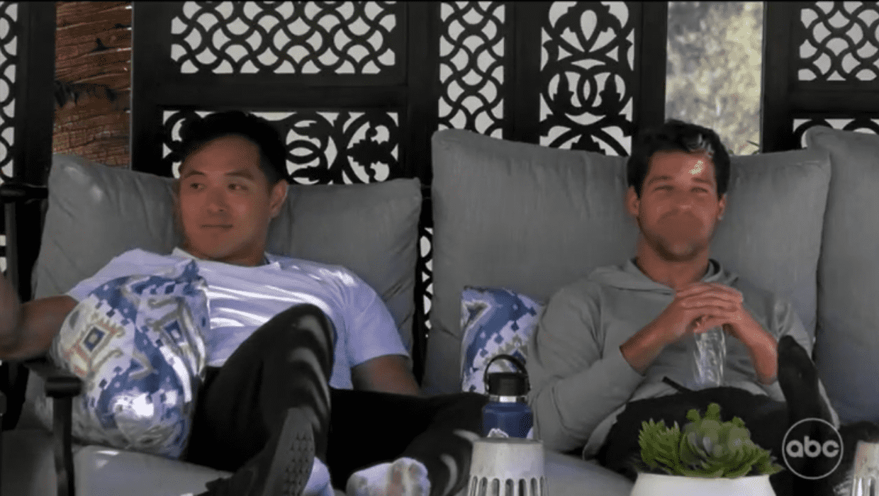 Ethan and Hayden in 'The Bachelorette' 2022 (ABC)