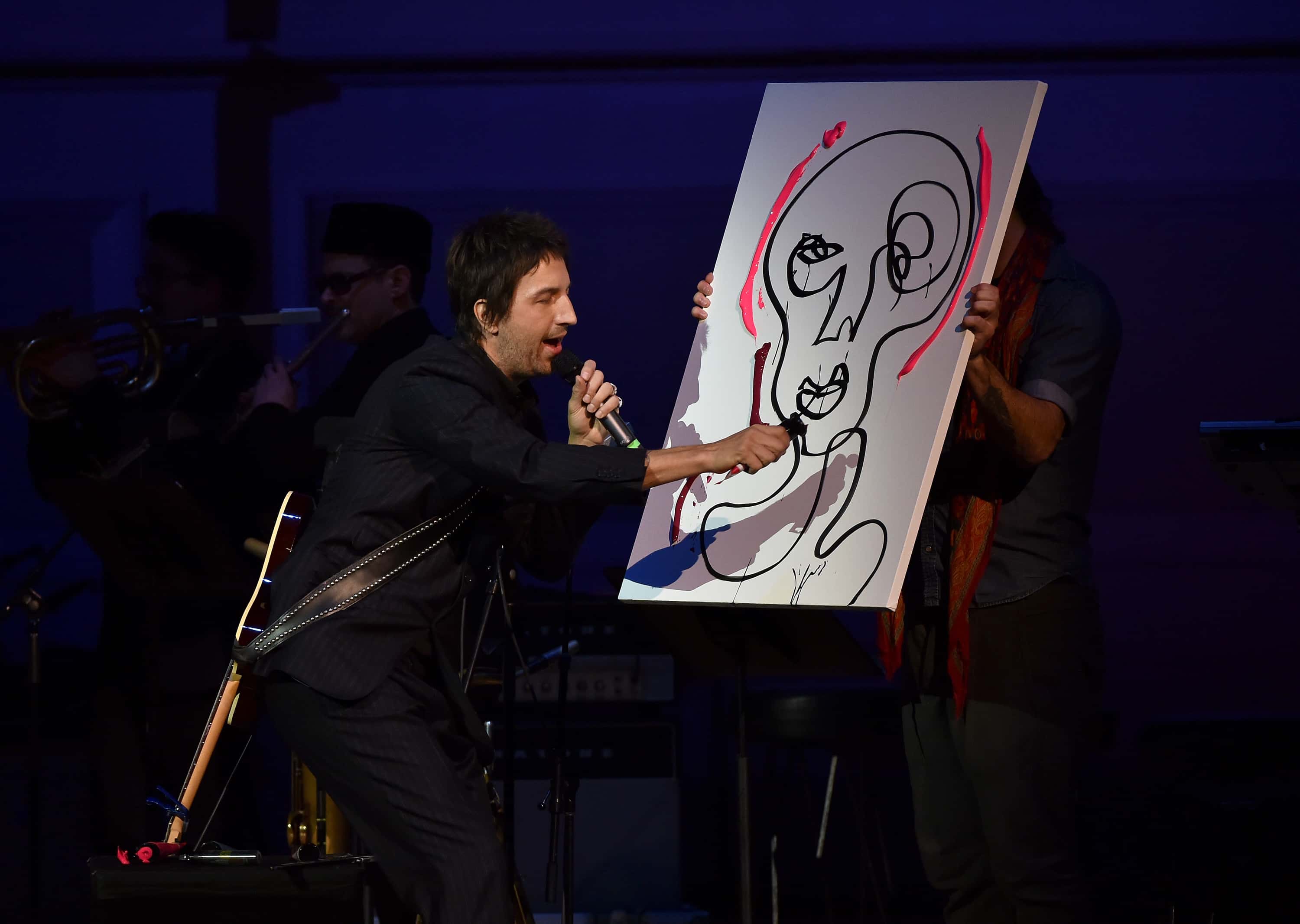 Joseph Arthur performs onstage during The Music Of David Byrne & Talking Heads at Carnegie Hall on March 23, 2015 in New York City.