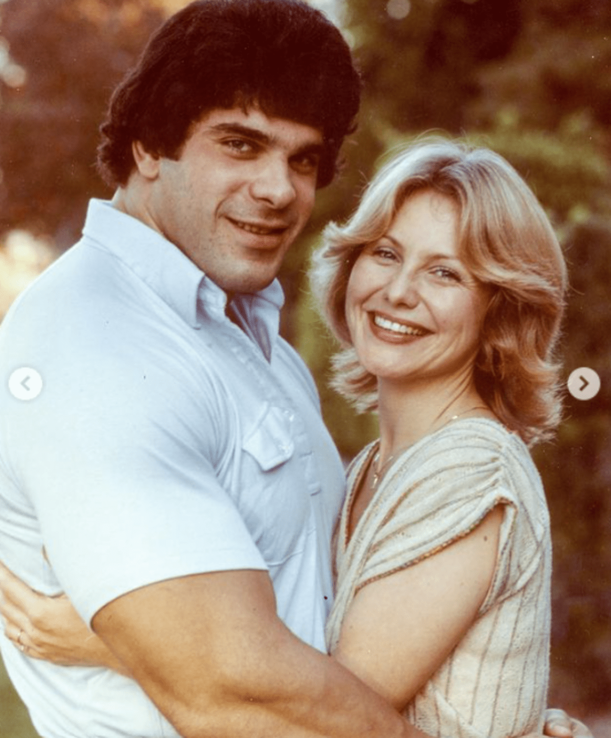 Lou Ferrigno and Carla Ferrigno tied the knot on May 3, 1980 (@theofficiallouferrigno/Instagram)