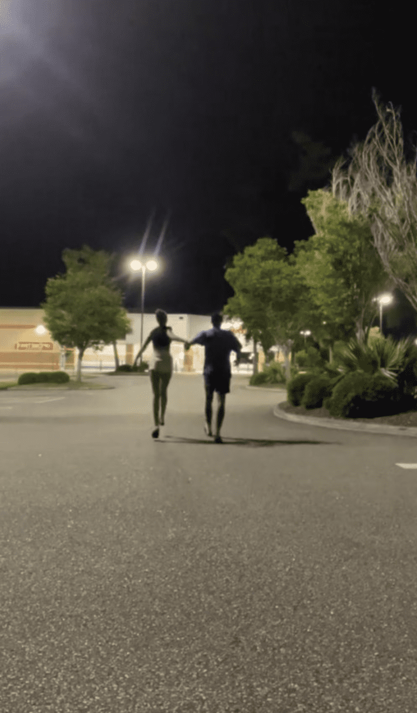 Isabella said that her boyfriend was '3000 miles away' in her Tik Tok video (@isabellastrahan/Instagram)