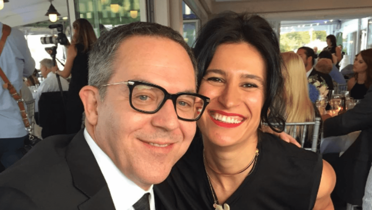 'The Five' host Greg Gutfeld met his wife Elena Moussa at work and instantly got attracted to her (@realgreggutfeld/Instagram)