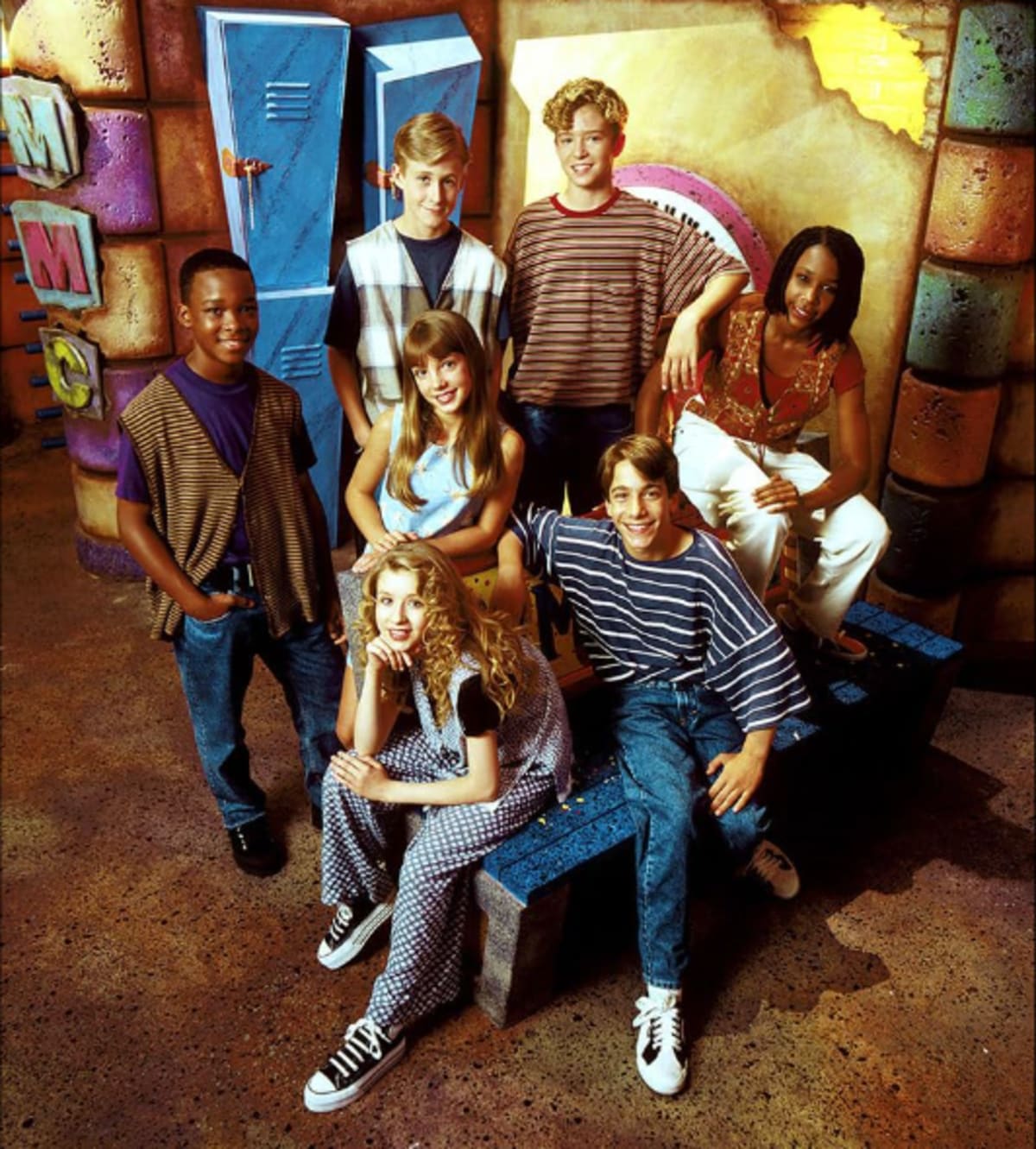 Marque Lynche (L) and the other New Mouseketeers (Walt Disney Co./Courtesy Everett Collection)