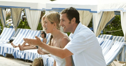 Jennifer Aniston and Adam Sandler in 'Just Go with It' (2011) (IMDb)