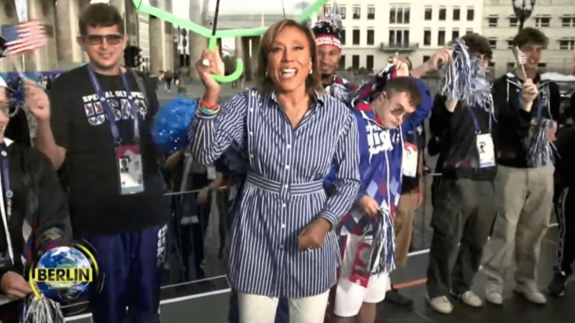 GMA's Robin Roberts reporting from Berlin, Germany (ABC)