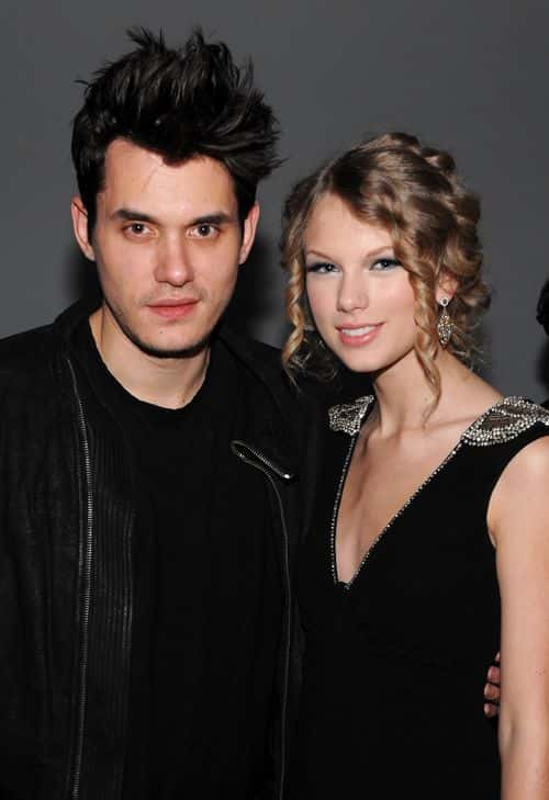 Musicians John Mayer (L) and Taylor Swift attend the launch of VEVO, the world's premiere destination for premium music video and entertainment at Skylight Studio on December 8, 2009 in New York City.