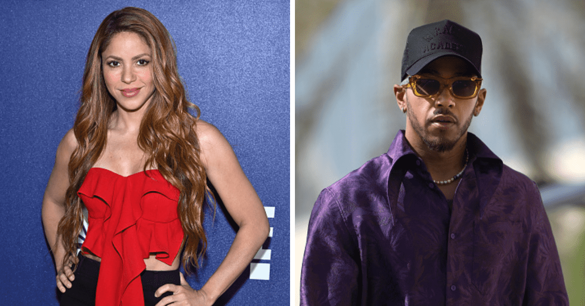 Shakira was seen watching Lewis Hamilton at Spanish GP (Roy Rochlin/Getty Images, Rudy Carezzevoli/Getty Images)
