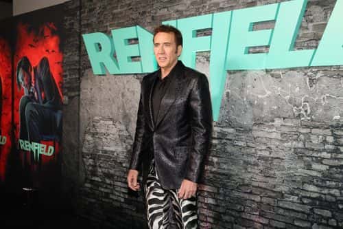 Nicolas Cage attends the premiere of Universal Pictures' 