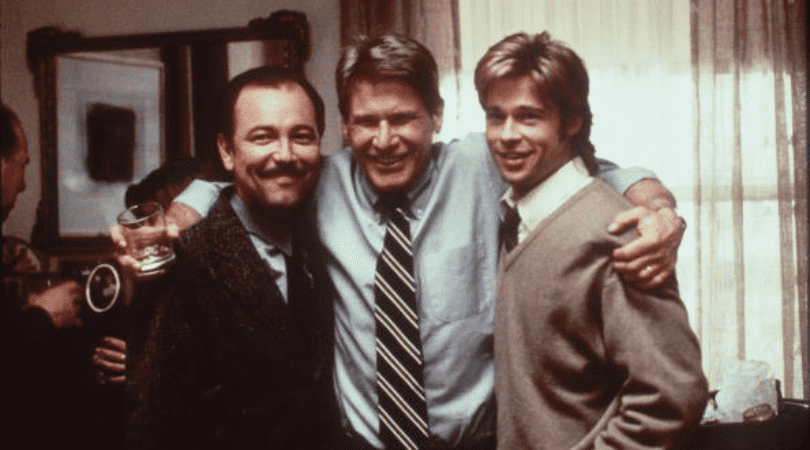 1997 Ruben Blades, Harrison Ford, And Brad Pitt Stars In The New Movie 