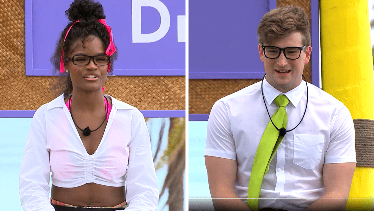 'Love Island USA' Season 5 islander Bergie wins while competing with Destiny (Peacock)