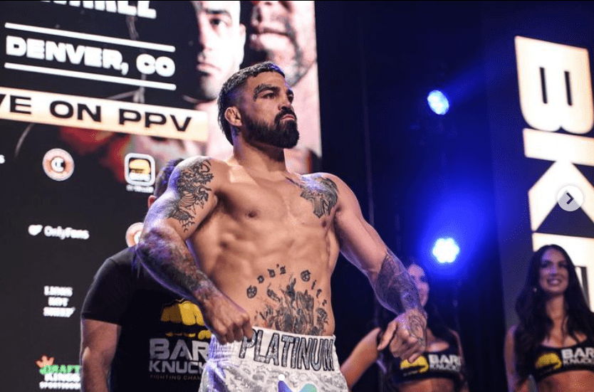 Mike Perry is the backup fighter for Logan Paul if Dillon Danis backs out (@platinummikeperry/Instagram)