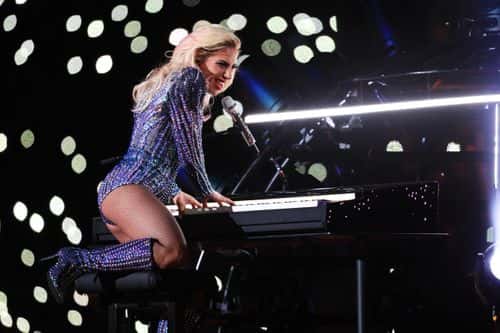 Lady Gaga performs during the Pepsi Zero Sugar Super Bowl 51 Halftime Show at NRG Stadium on February 5, 2017 in Houston, Texas.