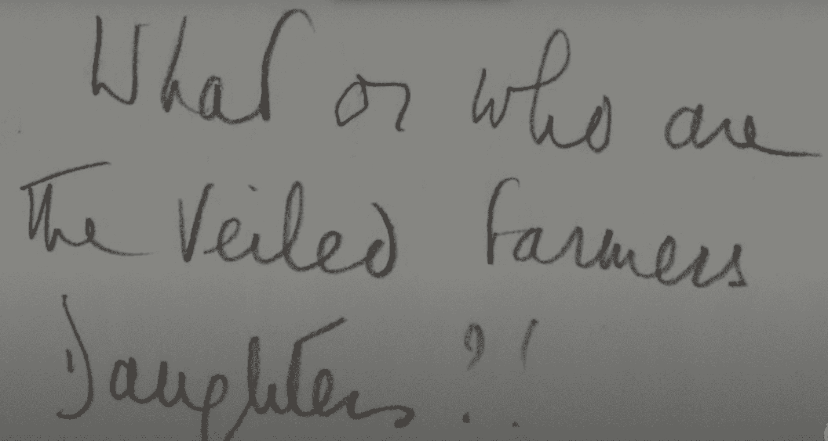 Queen Elizabeth II wrote a note to the chef. (YouTube/Darren McGrady)