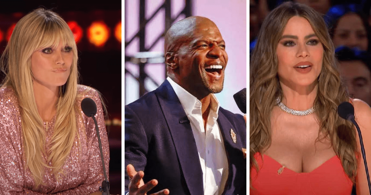 When 'AGT' host Terry Crews interrupts her during a difficult scene with Heidi Klum, Sofia Vergara runs off the set in a rage (NBC/TraePatton)