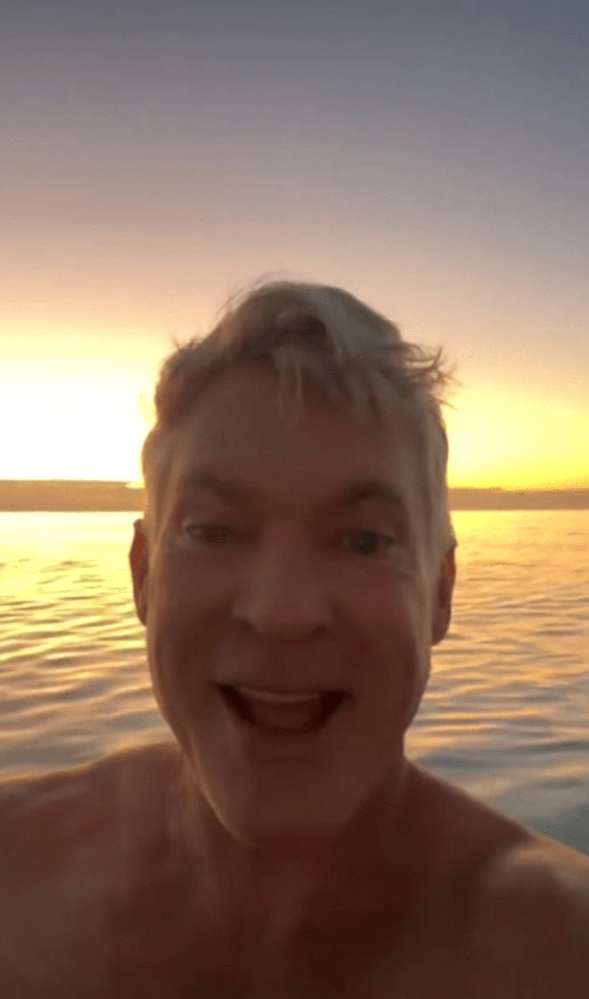 Fan asked him to be careful swimming after an incision (@samchampion/Instagram)