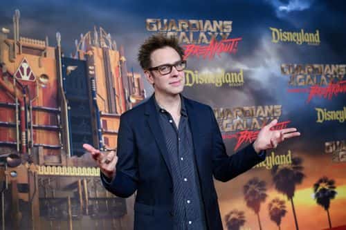 In this handout photo provided by Disney Resorts, director James Gunn attends the grand opening of Guardians of The Galaxy - Mission: BREAKOUT! attraction on May 25, 2017 at Disneys California Adventure in Disneyland in Anaheim, California.