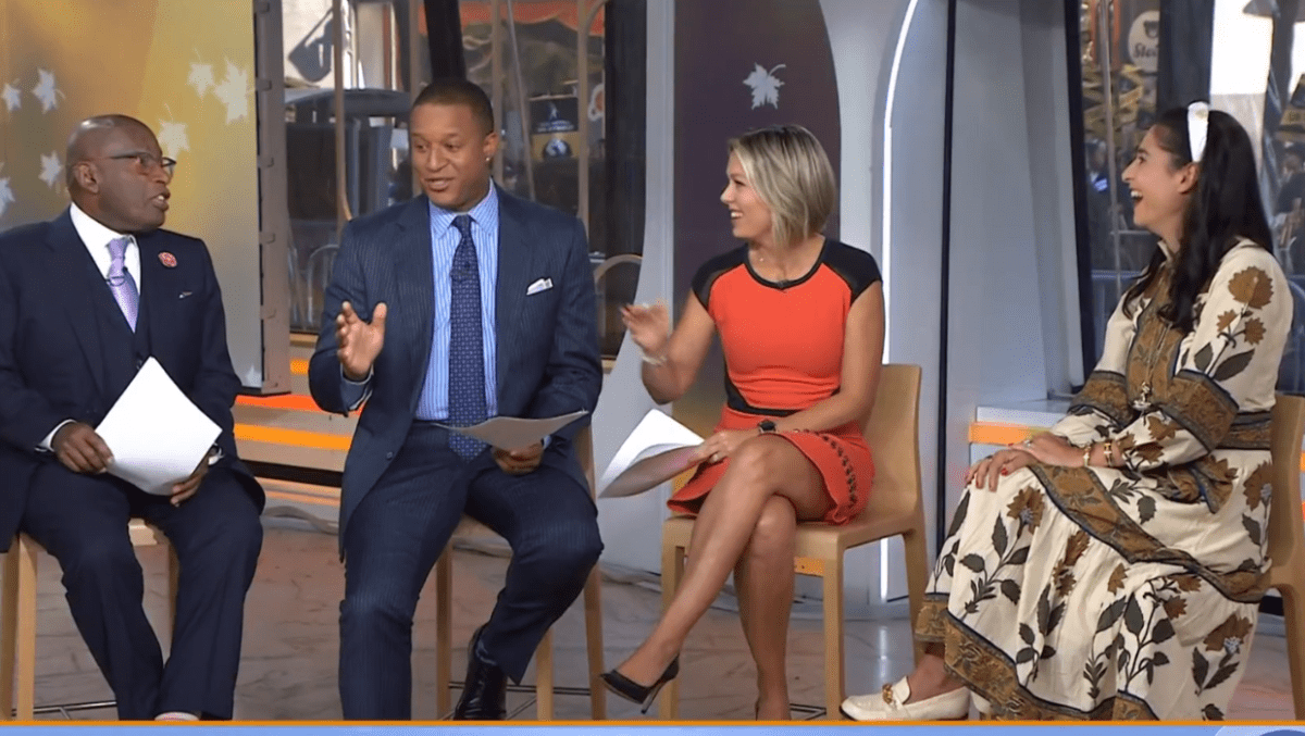 'Today' hosts Craig Melvin, Al Roker, and Dylan Dreyer discussed harvest season (@todayshow/Twitter)