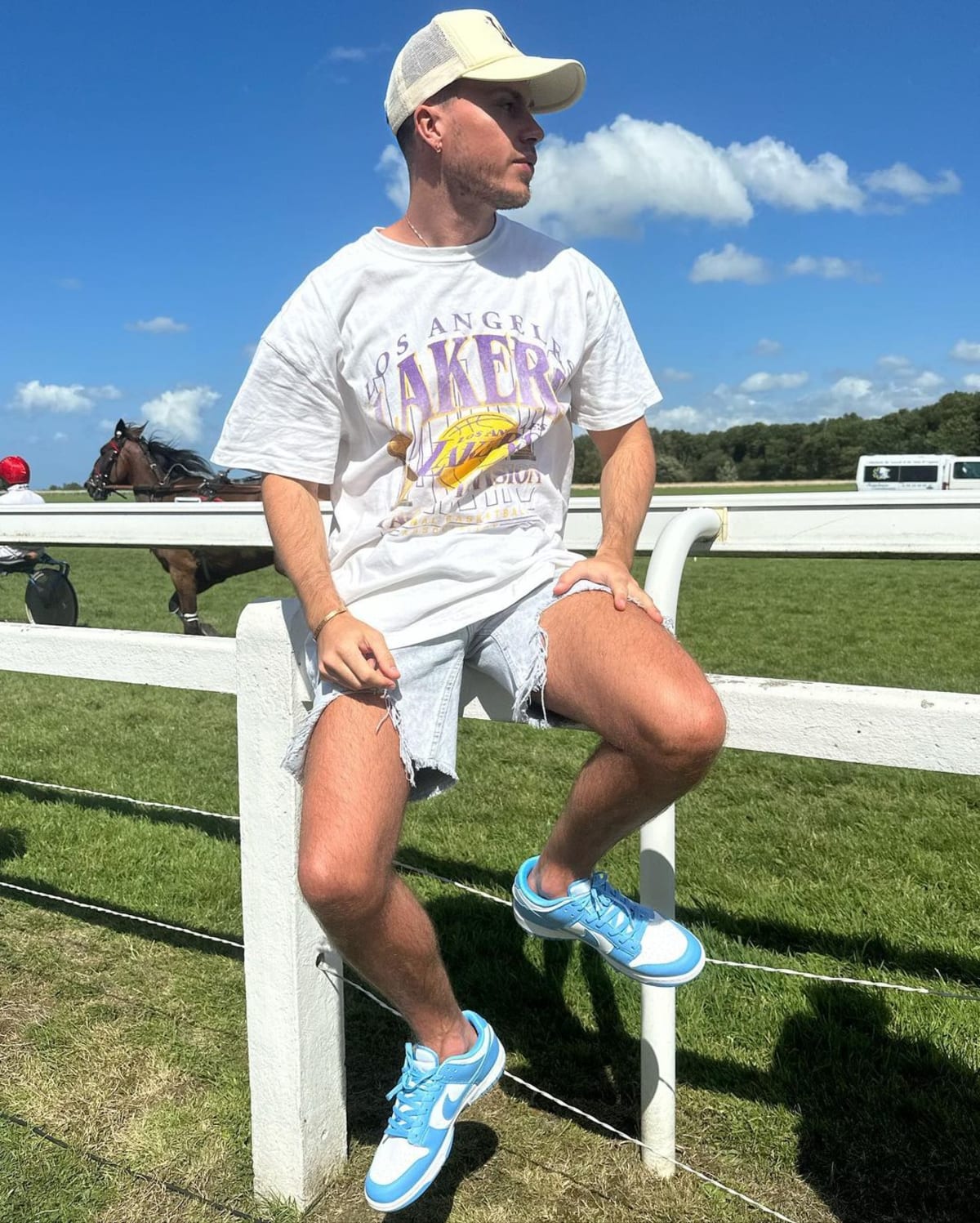 Previously, 'Surviving Paradise' star Alex Dourassof worked at Thanxngo as a marketing and social media coordinator (Instagram/adourassof)