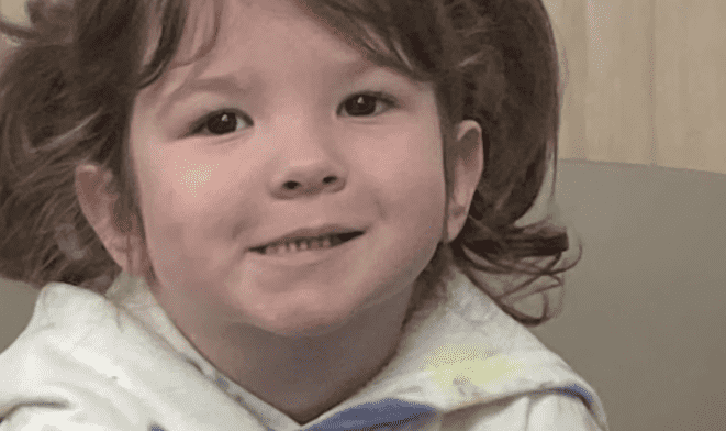 Evangaline and a second seven-year-old child were being punished by Runions after they failed to wake the two adults up (@WBIR10/Youtube)