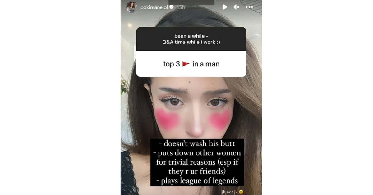 (@pokimane/Instagram)