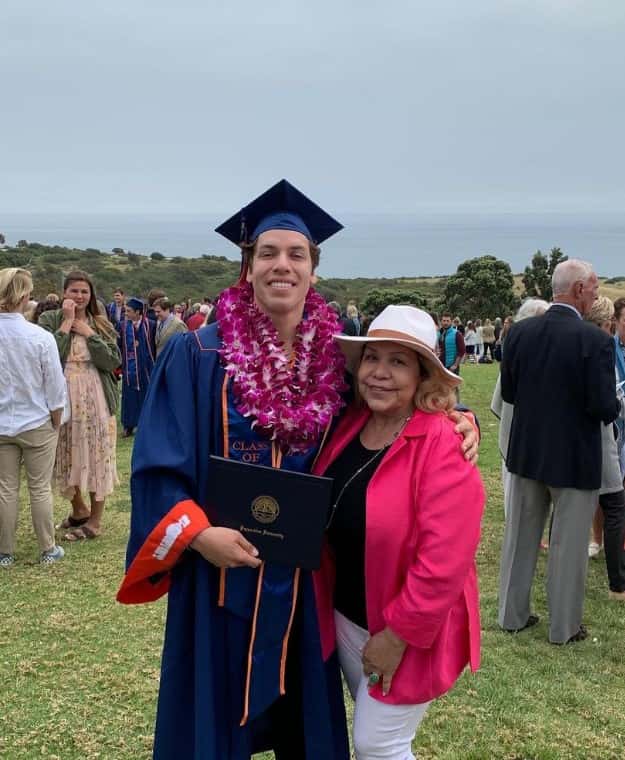 Joseph Baena with mother (Instagram/@joebaena)